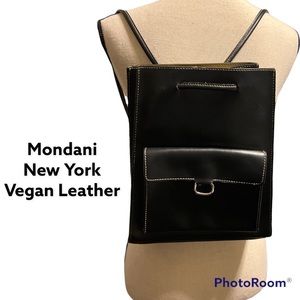 Mondani New York Vegan Leather Backpack